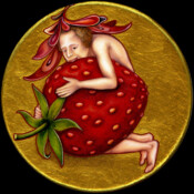 BbB-r-26, 2022, Ø 15 cm, Öl und Acryl auf Leinen